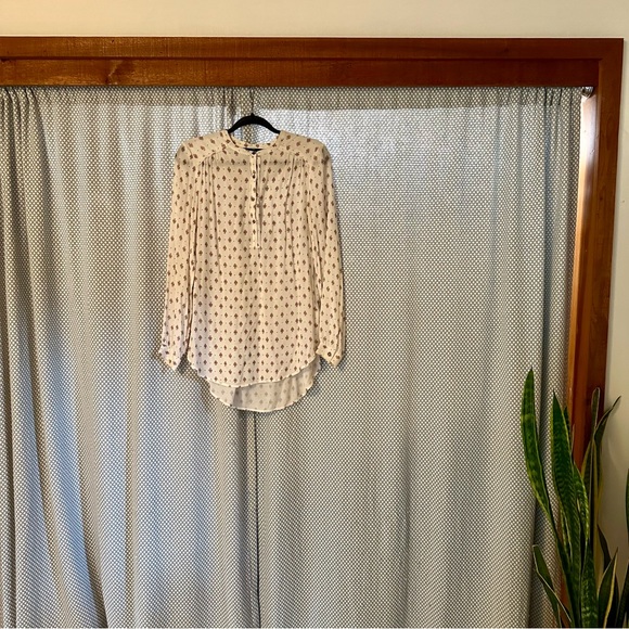 H&M Henley Blouse - Size 2 - Picture 3 of 5
